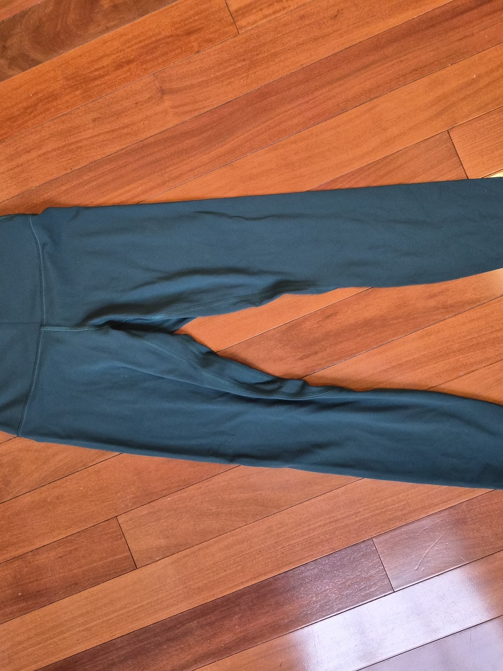 Lululemon Wonder Train High Rise Green Jasper Leggings